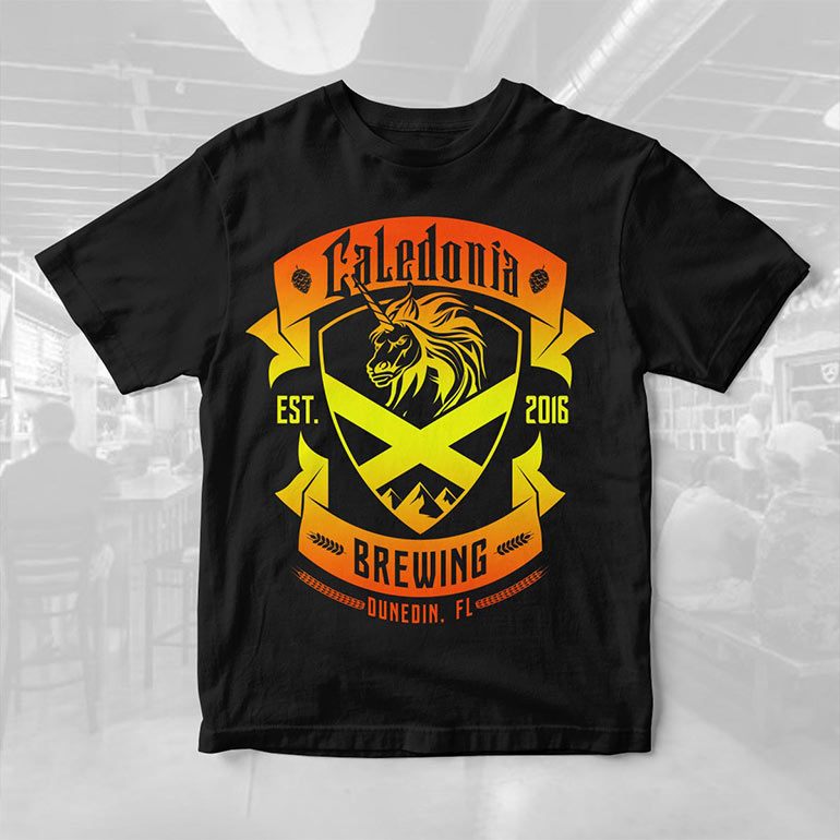 Caledonia Brewing • T-shirt Design
